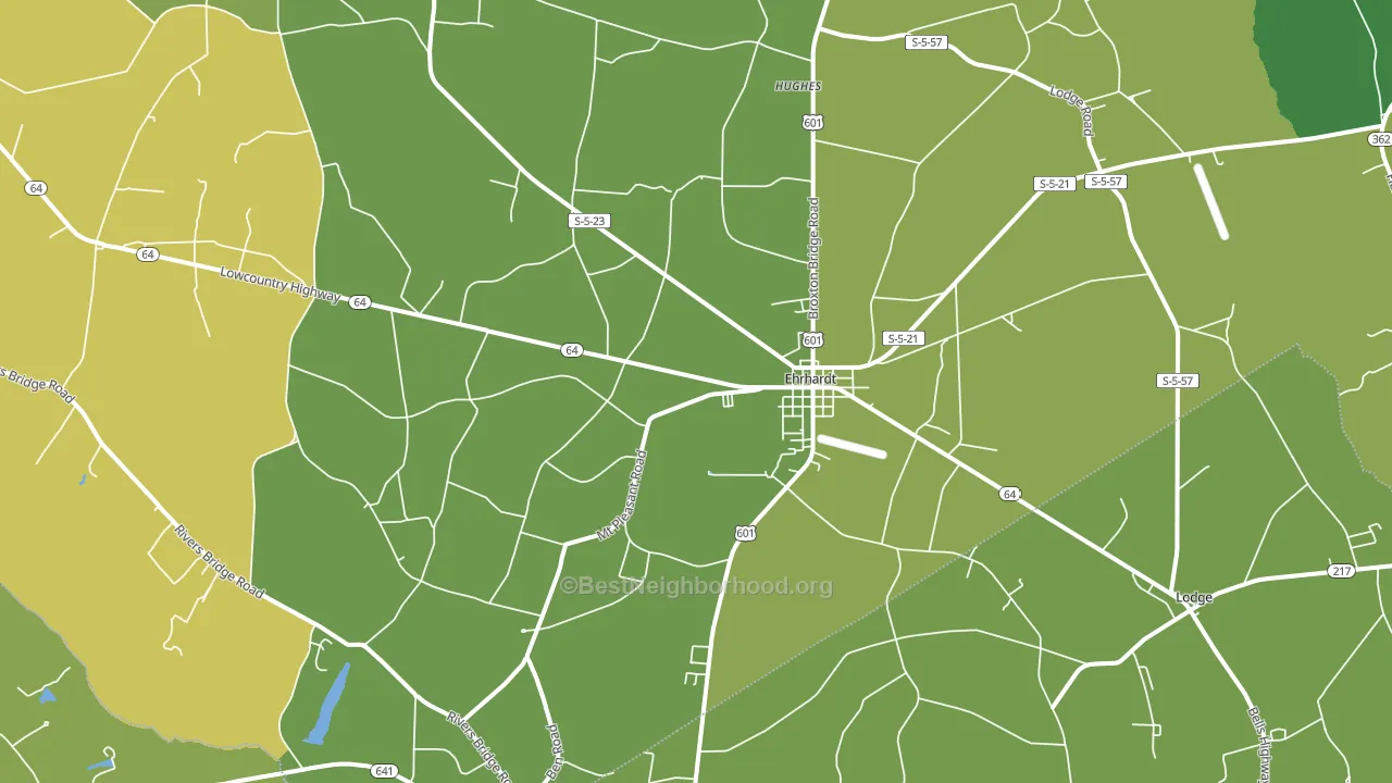 29081, SC block-group voter-turnout map