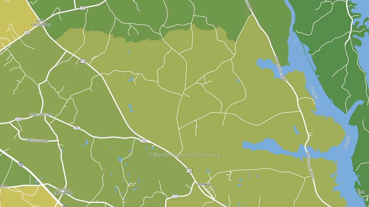 29126, SC block-group voter-turnout map