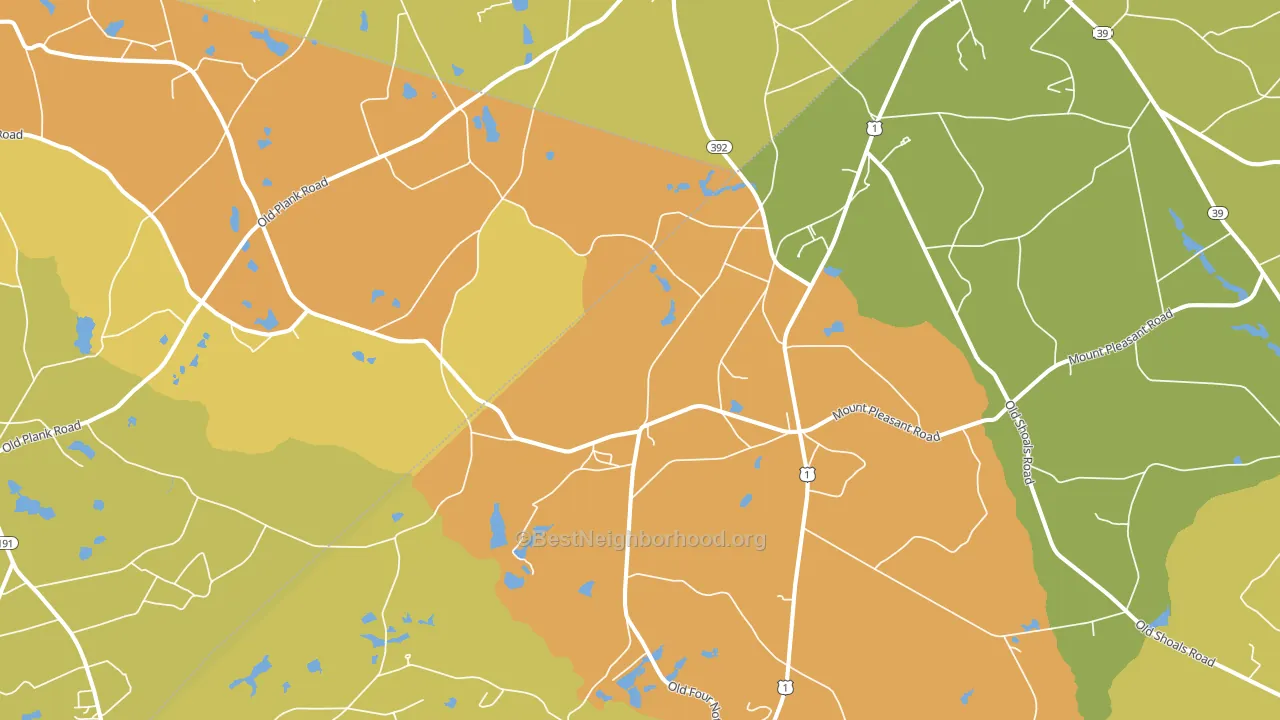 29129, SC block-group voter-turnout map