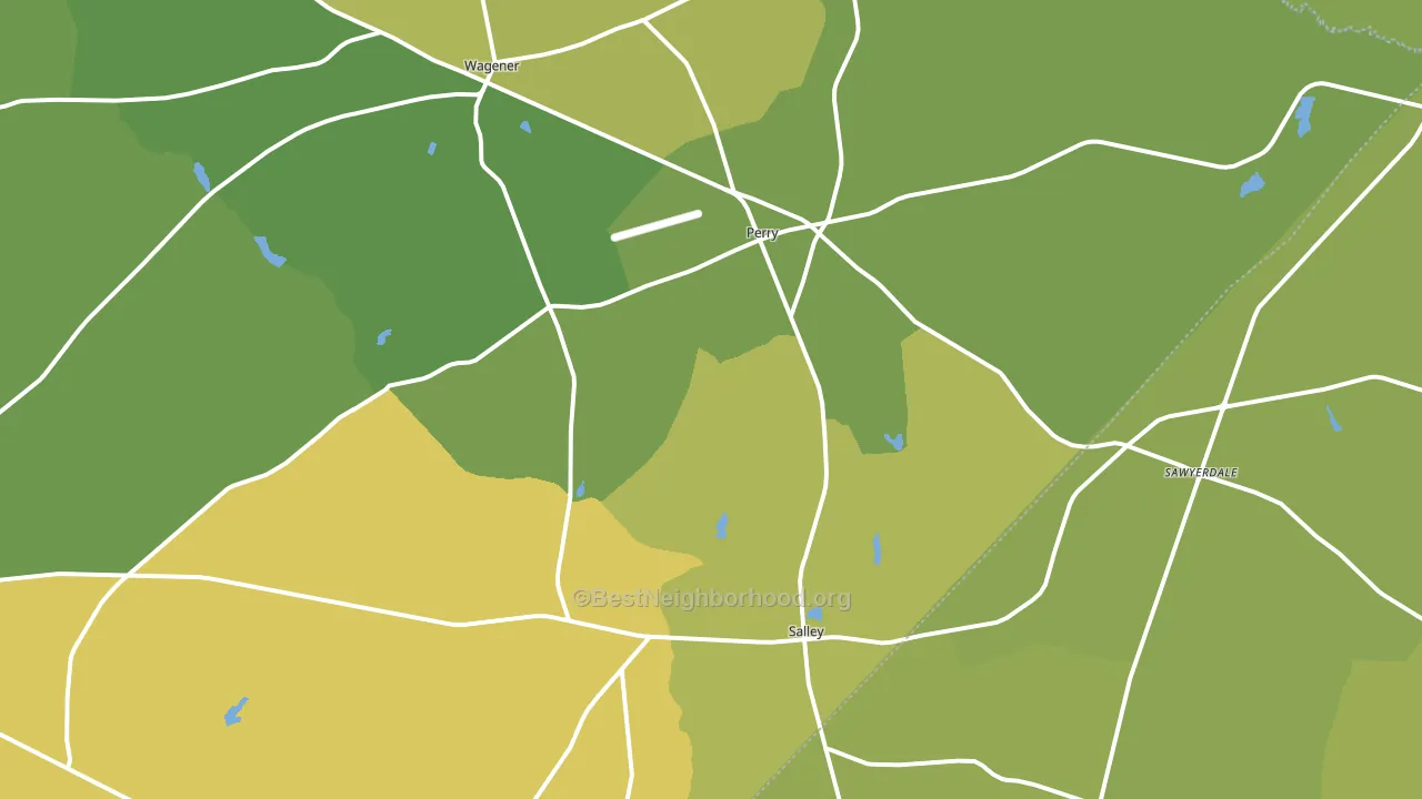 29137, SC block-group voter-turnout map
