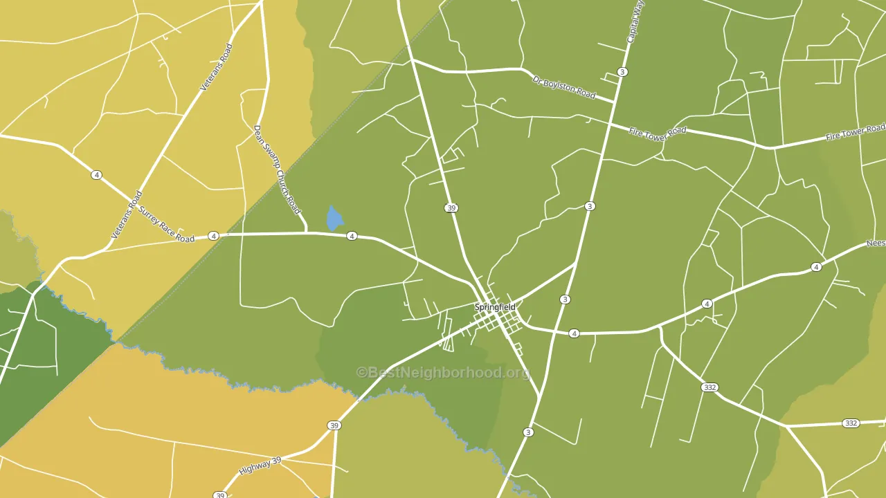 29146, SC block-group voter-turnout map
