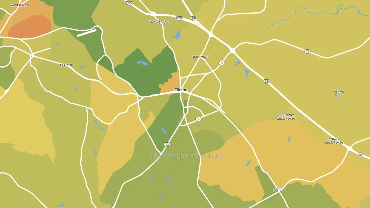 29325, SC block-group voter-turnout map