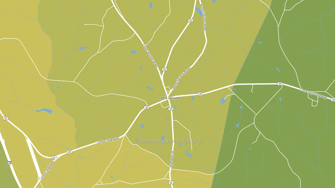 29331, SC block-group voter-turnout map