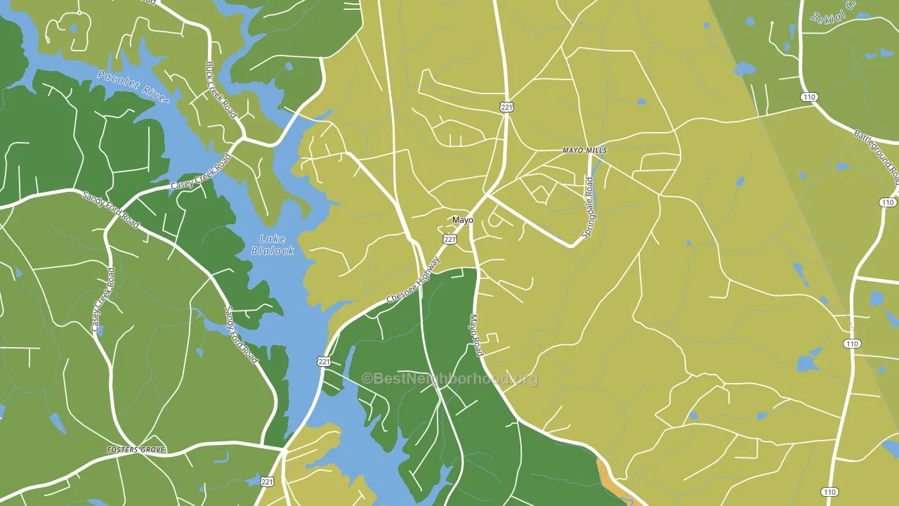 29368, SC block-group voter-turnout map
