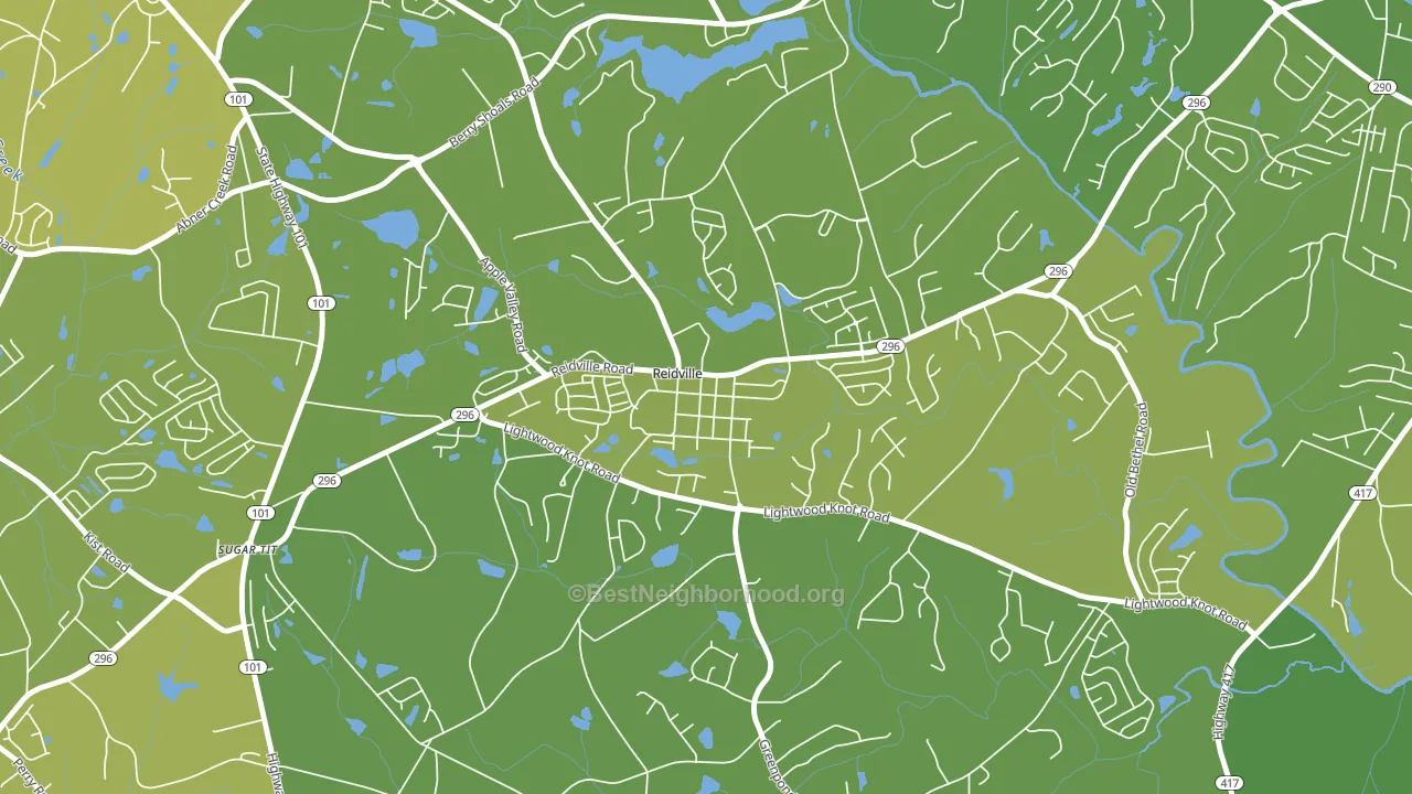 29375, SC block-group voter-turnout map