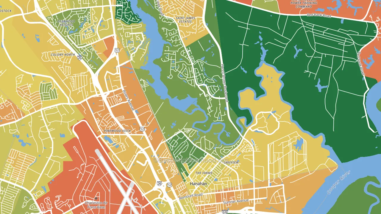 29410, SC block-group voter-turnout map