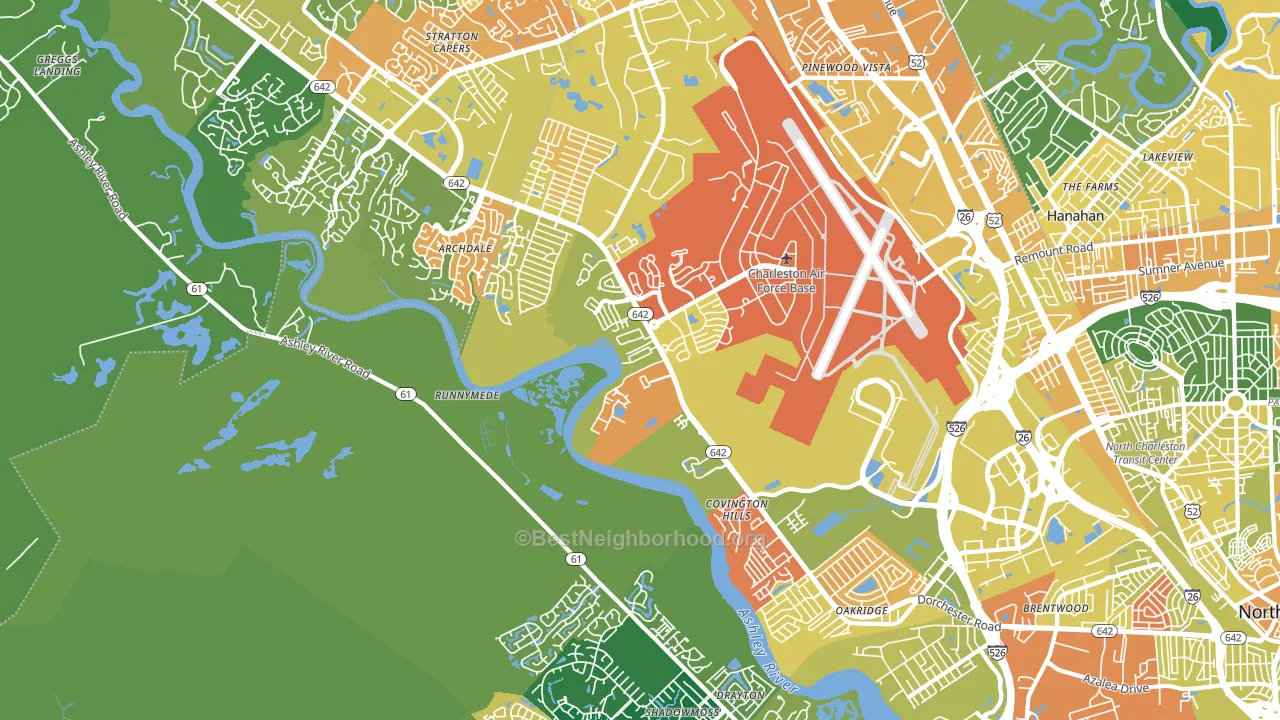 29418, SC block-group voter-turnout map