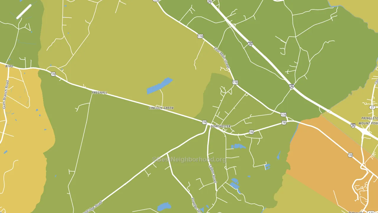 29437, SC block-group voter-turnout map