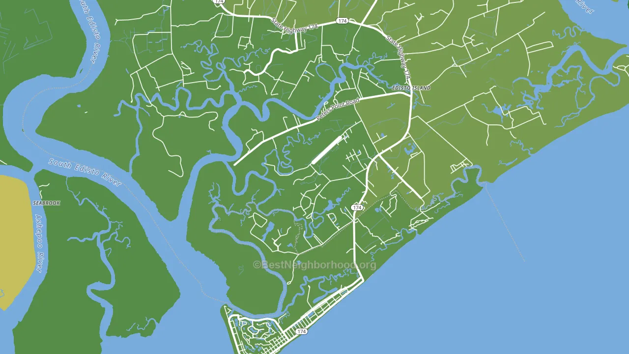 29438, SC block-group voter-turnout map