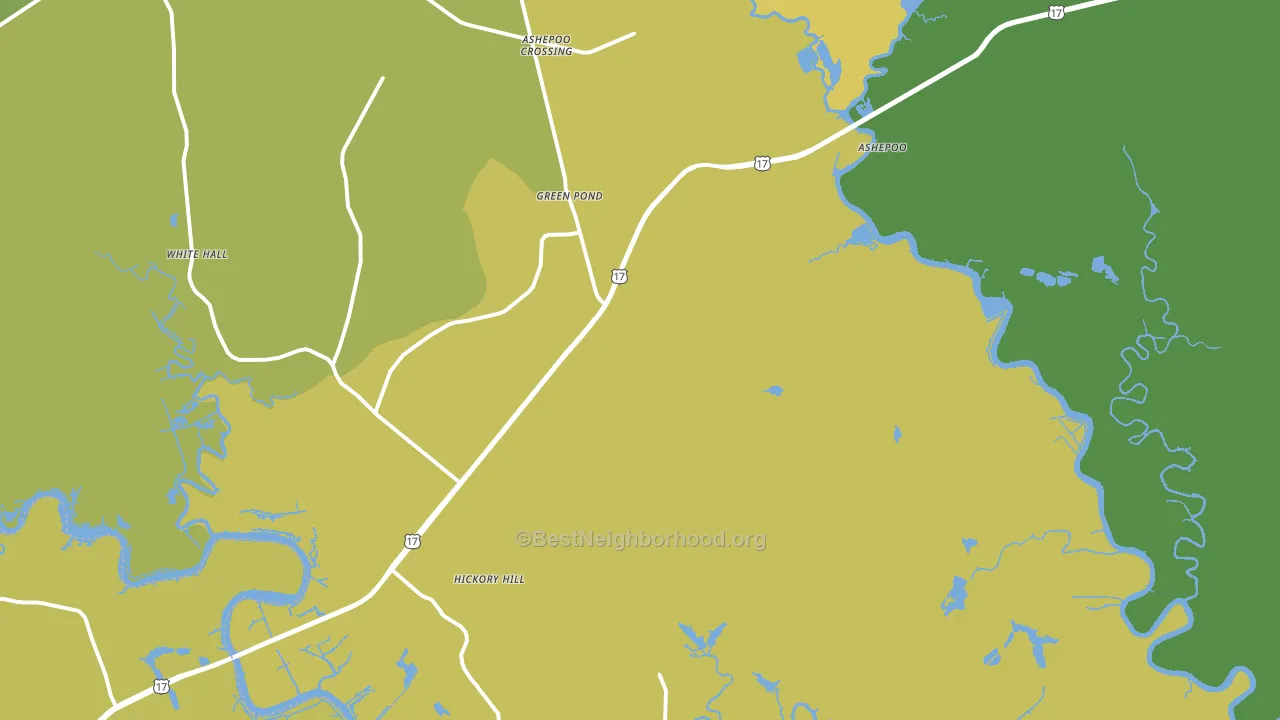 29446, SC block-group voter-turnout map