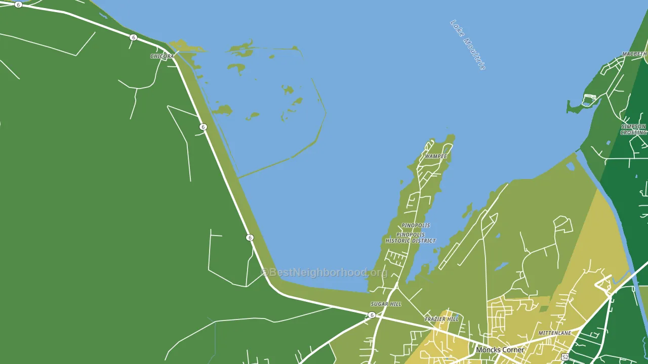 29469, SC block-group voter-turnout map