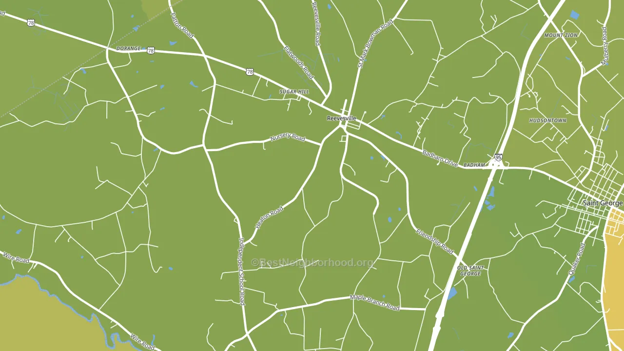 29471, SC block-group voter-turnout map