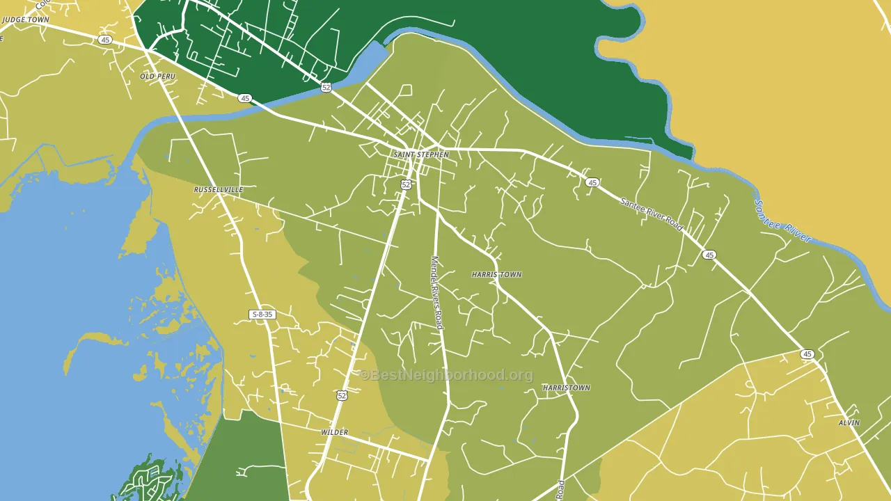29479, SC block-group voter-turnout map
