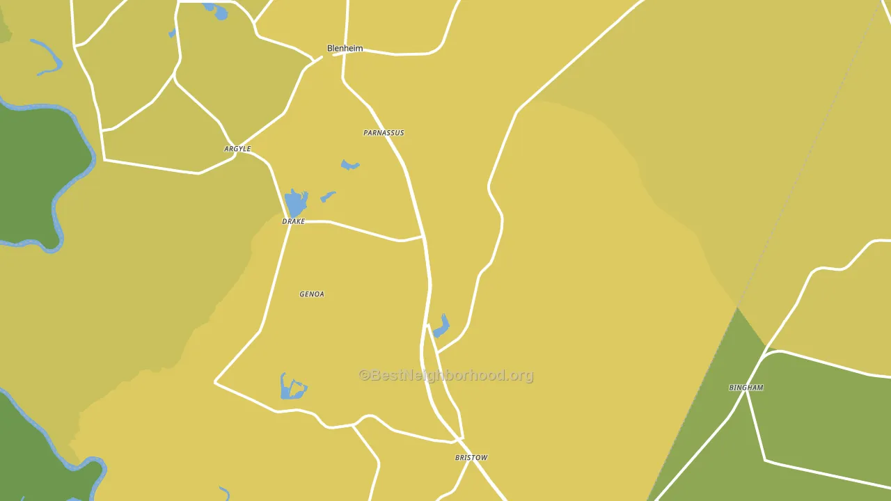29516, SC block-group voter-turnout map