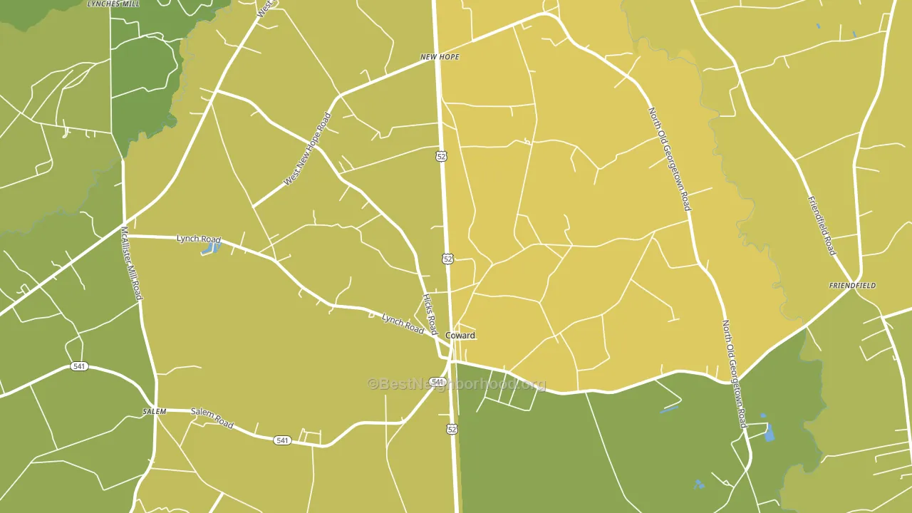 29530, SC block-group voter-turnout map