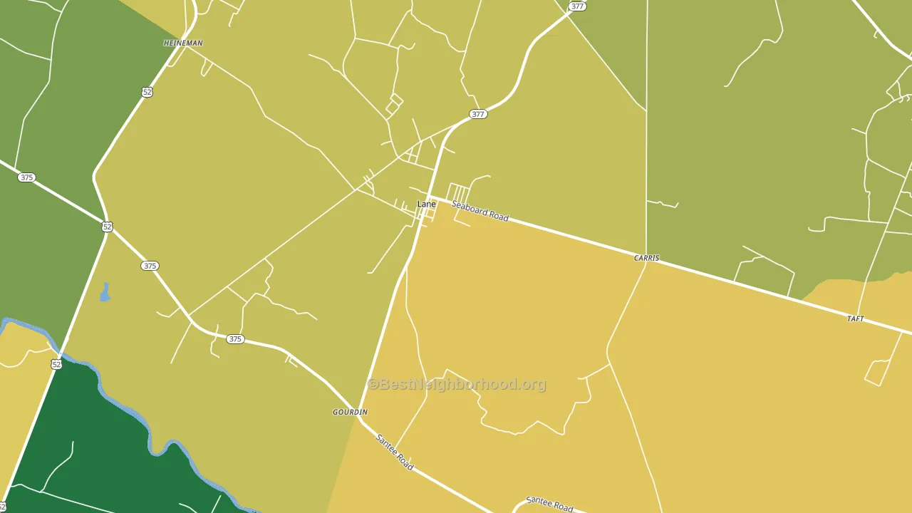 29564, SC block-group voter-turnout map