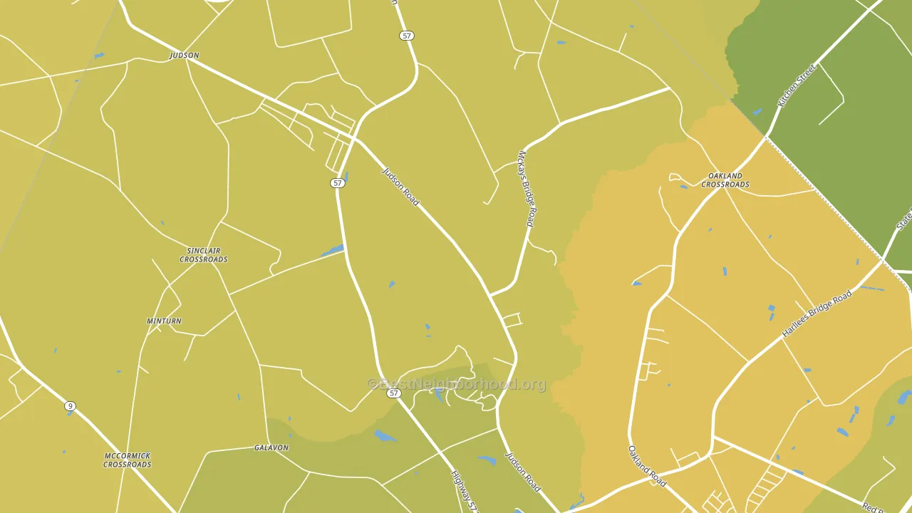 29567, SC block-group voter-turnout map