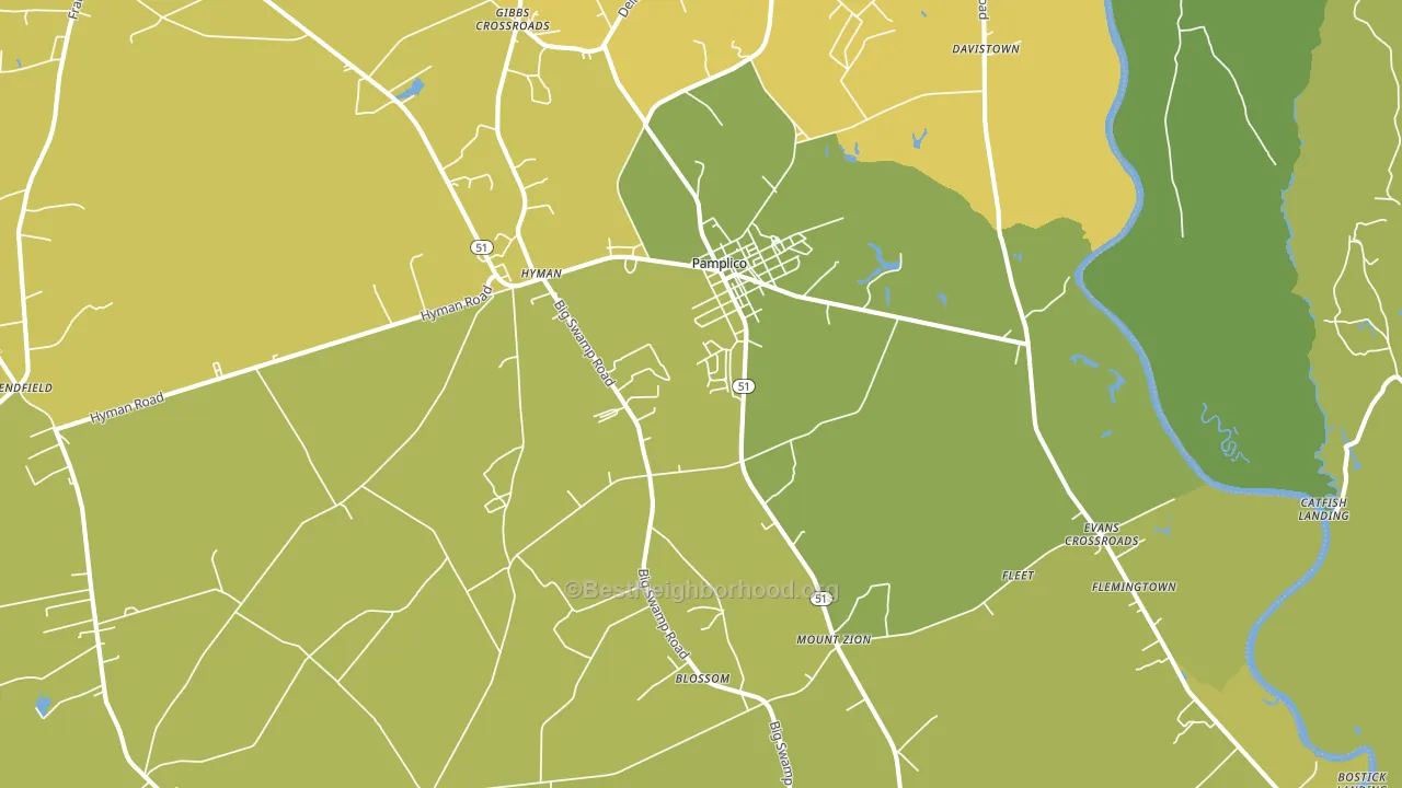 29583, SC block-group voter-turnout map