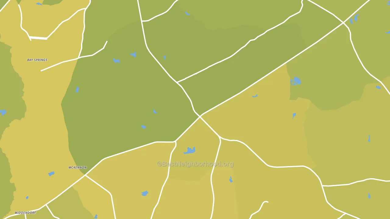 29584, SC block-group voter-turnout map