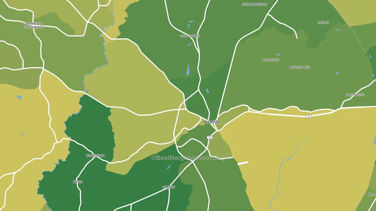 29620, SC block-group voter-turnout map
