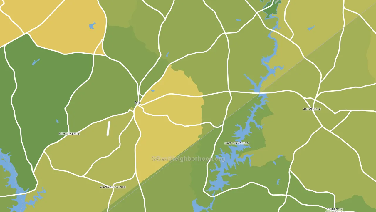 29655, SC block-group voter-turnout map