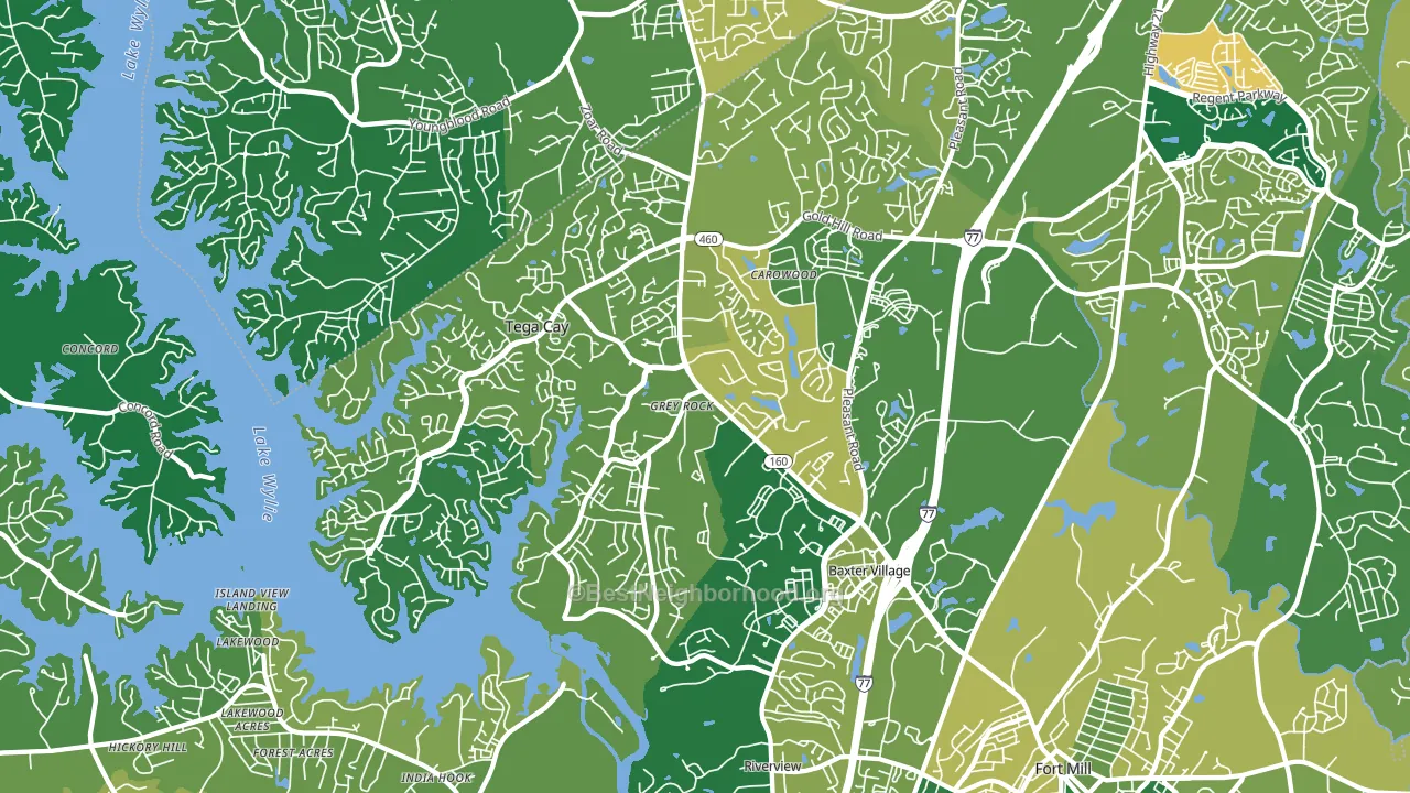 29708, SC block-group voter-turnout map