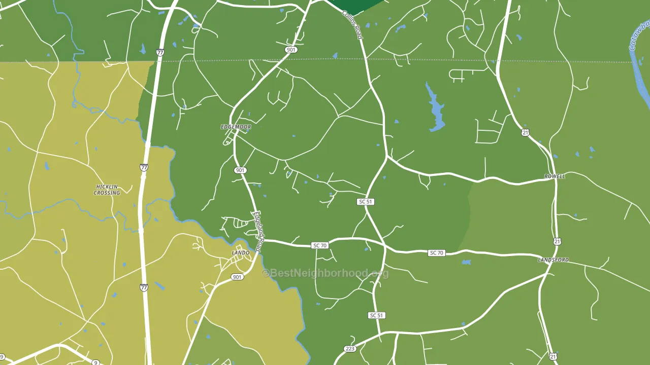 29712, SC block-group voter-turnout map