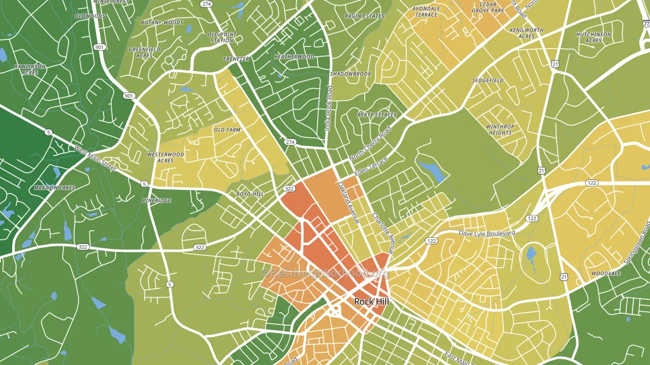 29733, SC block-group voter-turnout map