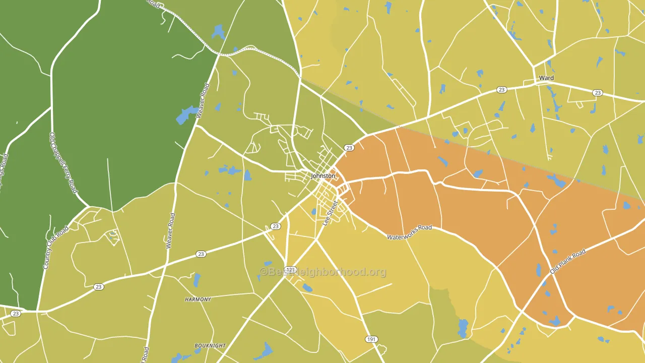 29832, SC block-group voter-turnout map