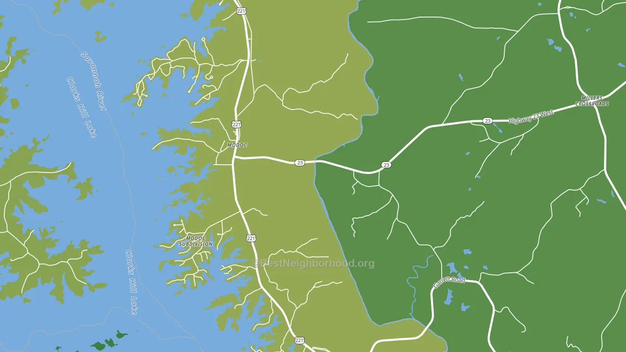 29838, SC block-group voter-turnout map