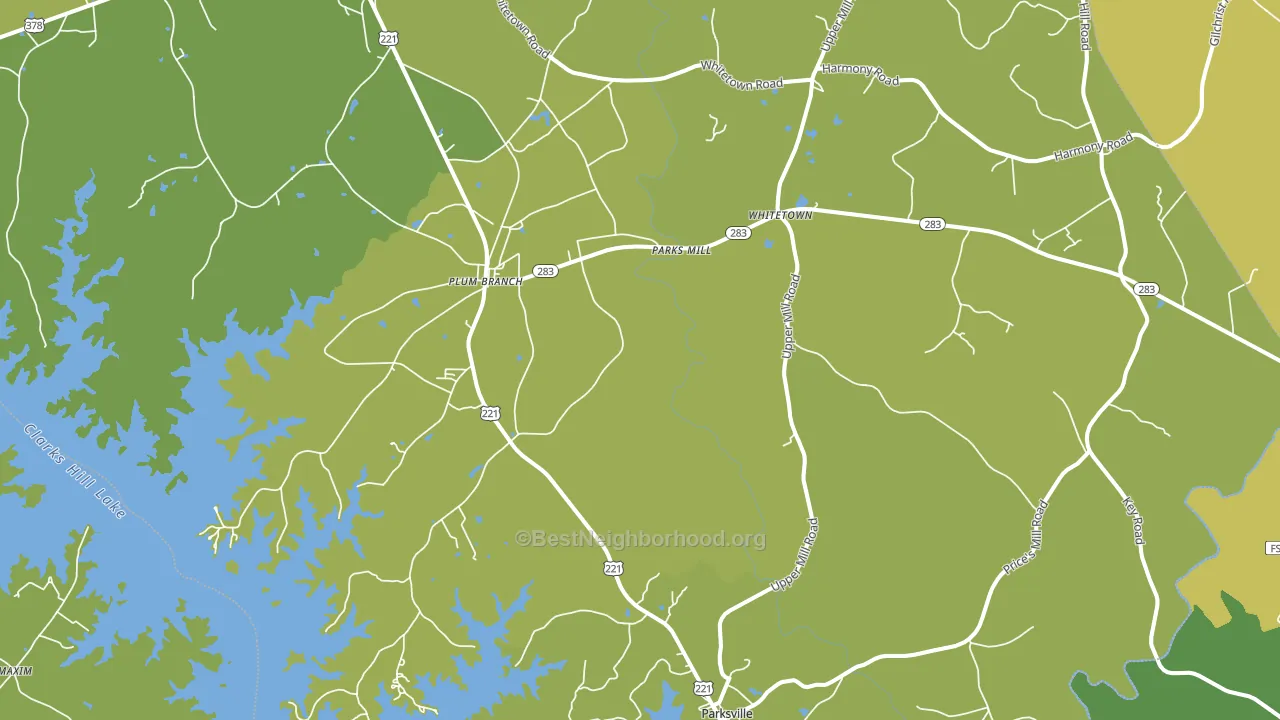 29845, SC block-group voter-turnout map