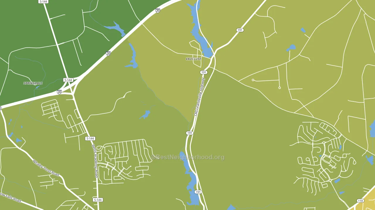29850, SC block-group voter-turnout map