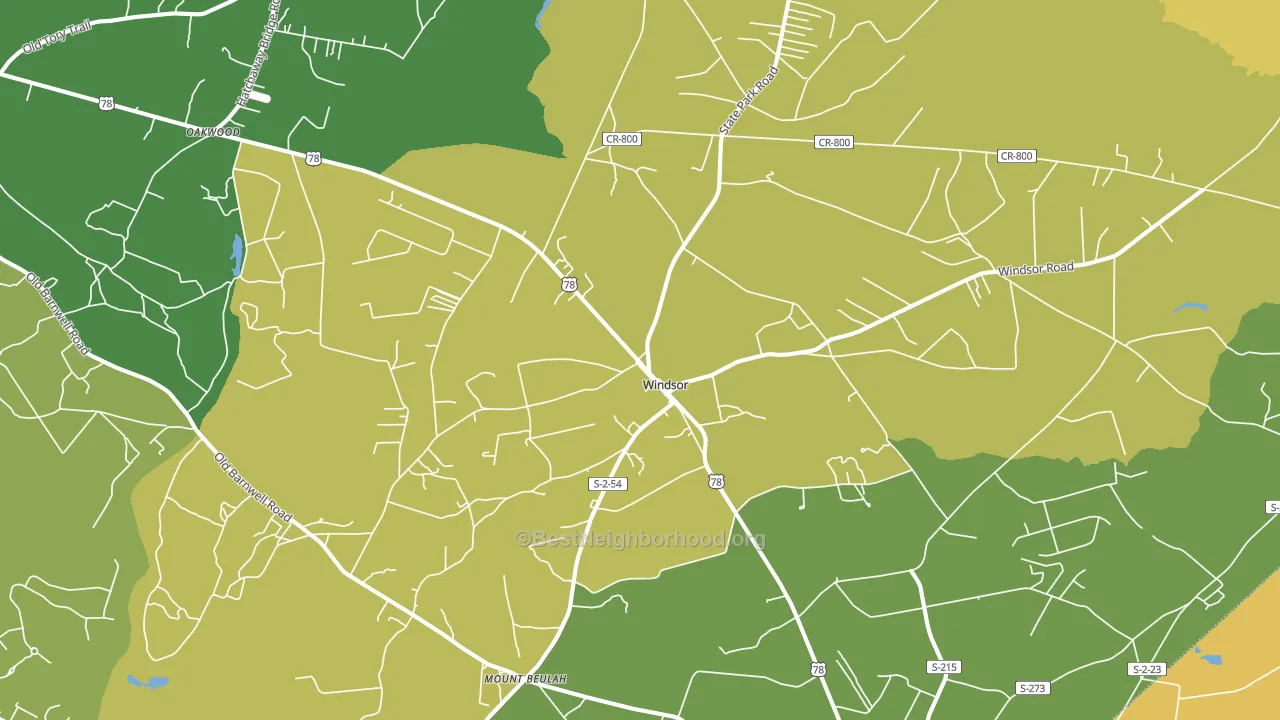 29856, SC block-group voter-turnout map