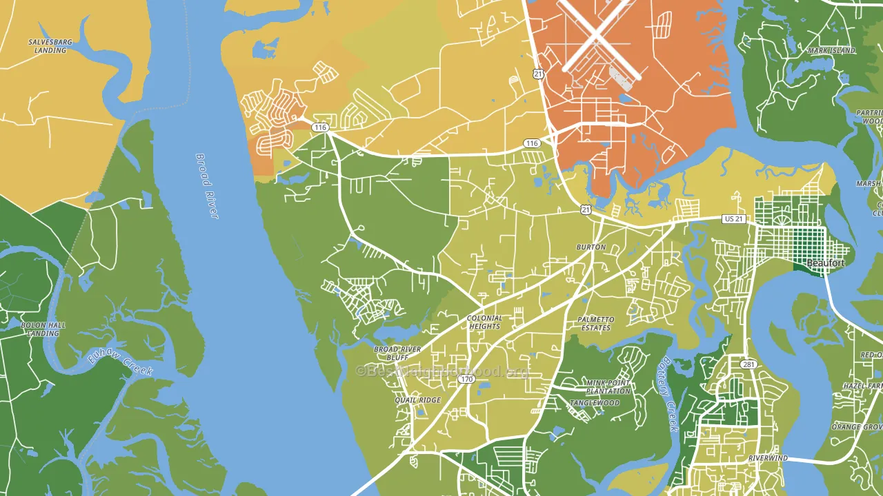 29906, SC block-group voter-turnout map