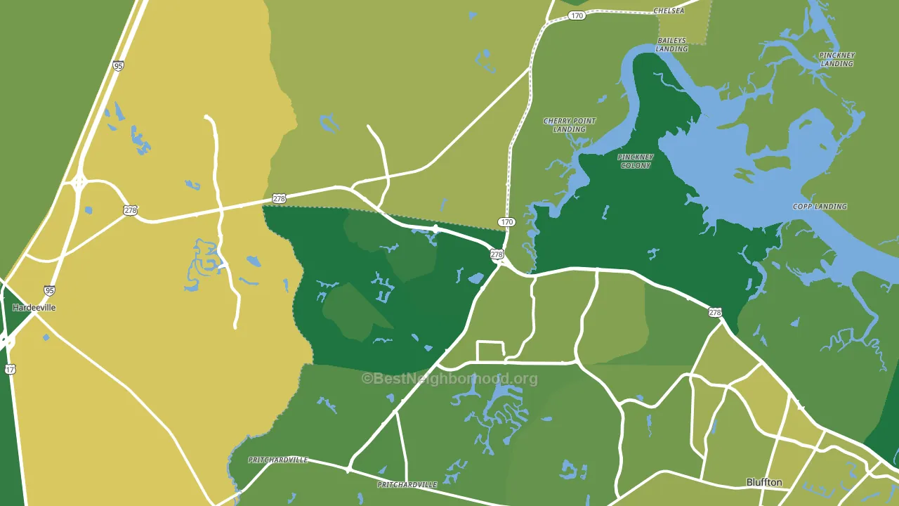 29909, SC block-group voter-turnout map