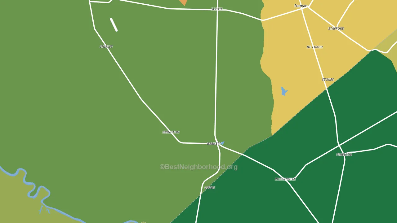 29922, SC block-group voter-turnout map