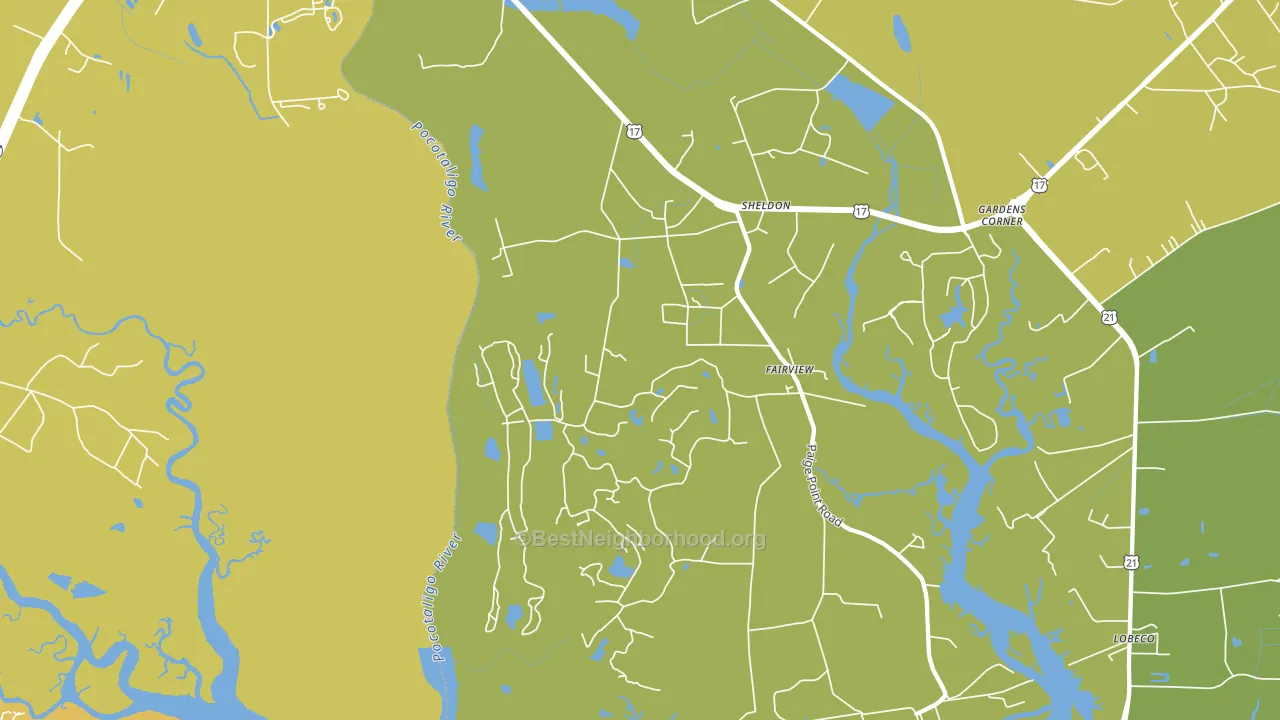 29941, SC block-group voter-turnout map