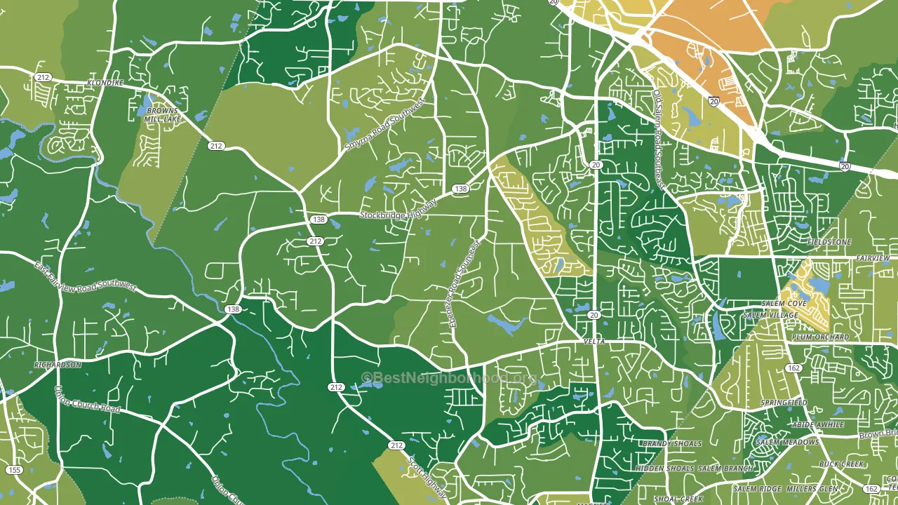 30094, GA block-group voter-turnout map
