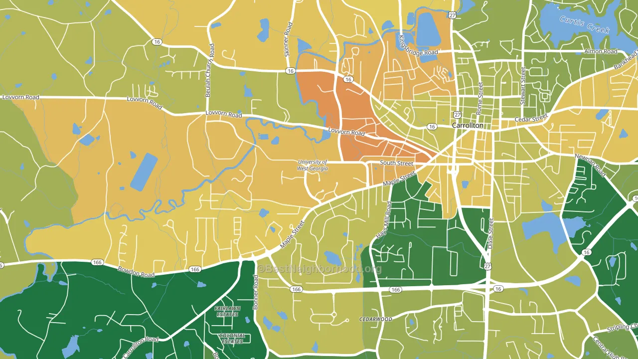 30118, GA block-group voter-turnout map