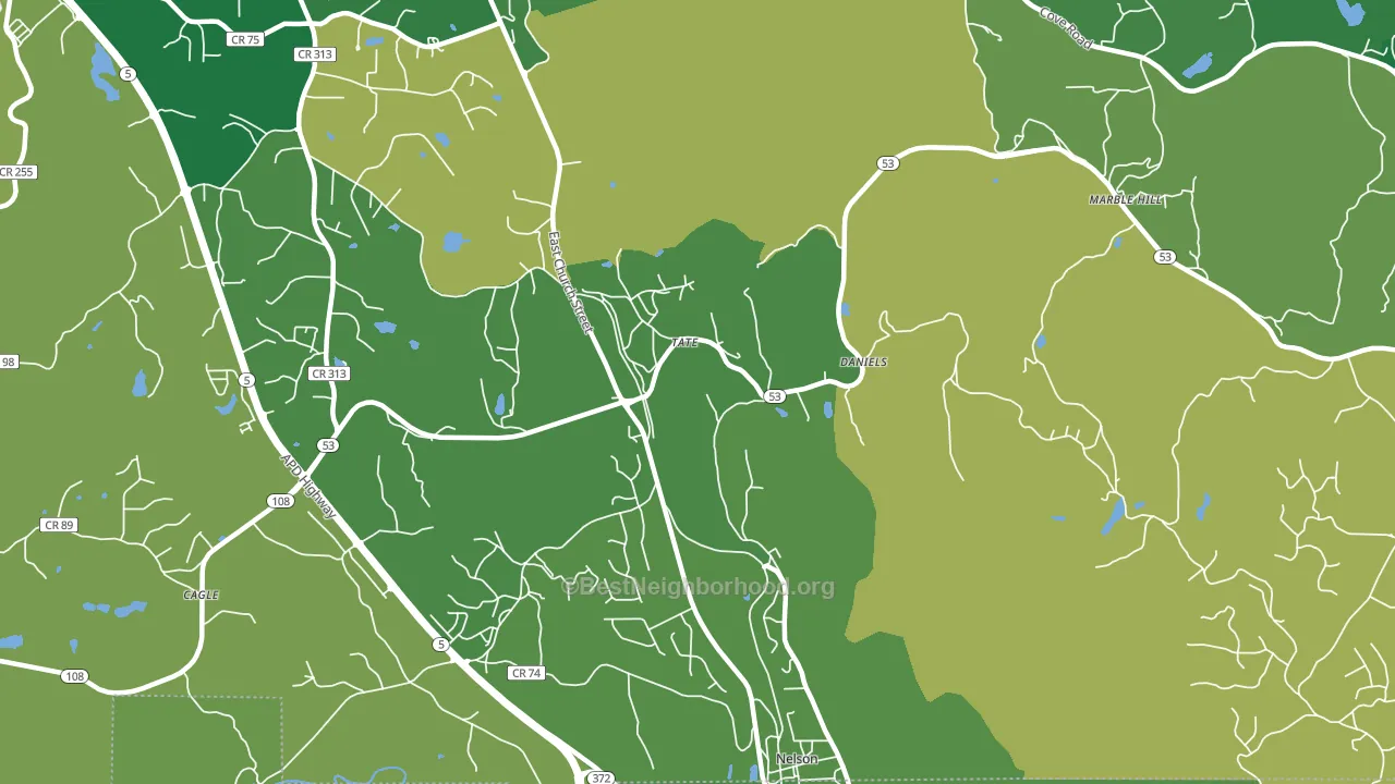 30177, GA block-group voter-turnout map