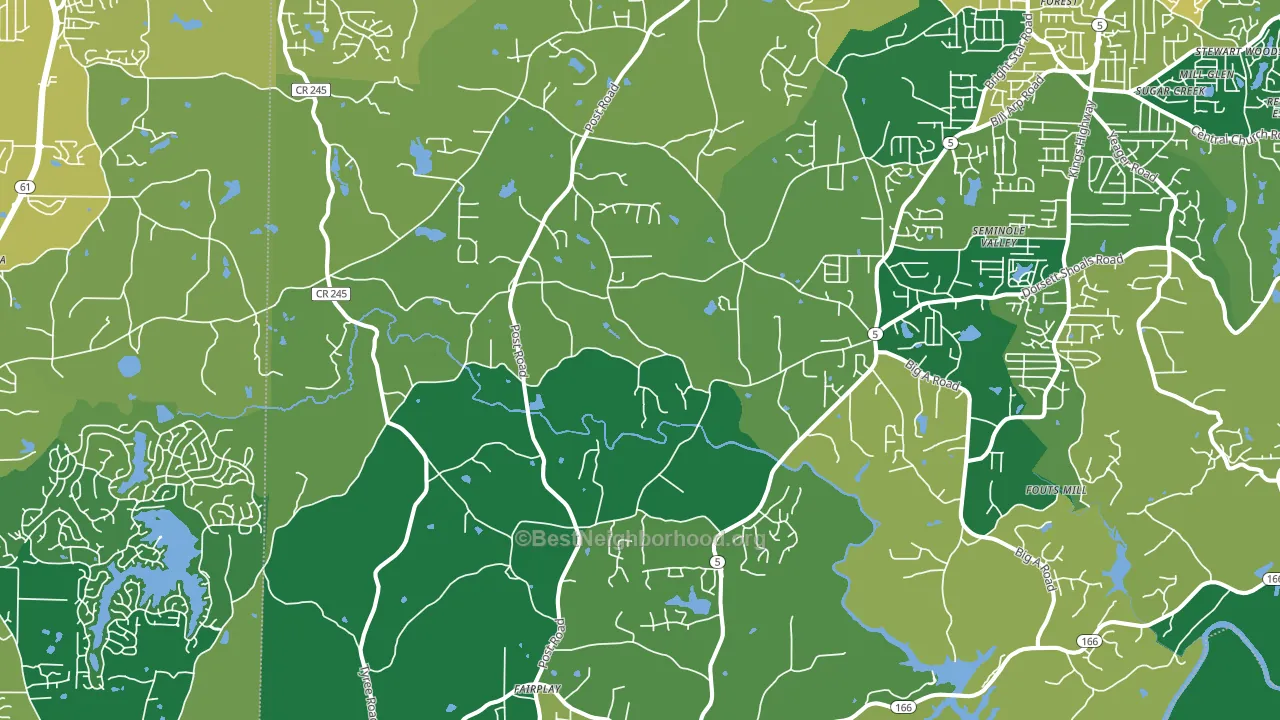 30187, GA block-group voter-turnout map