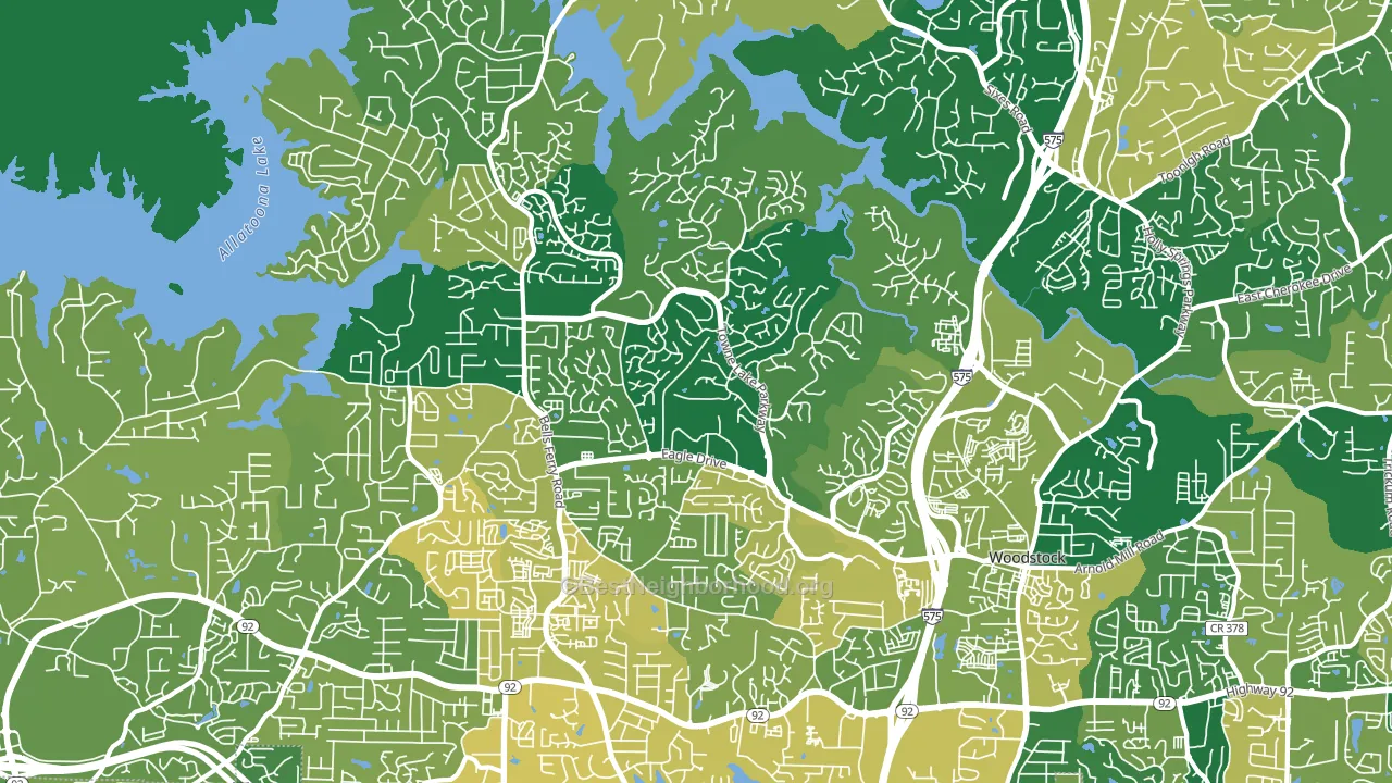 30189, GA block-group voter-turnout map