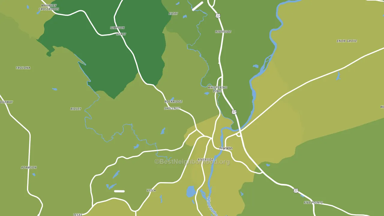 30217, GA block-group voter-turnout map