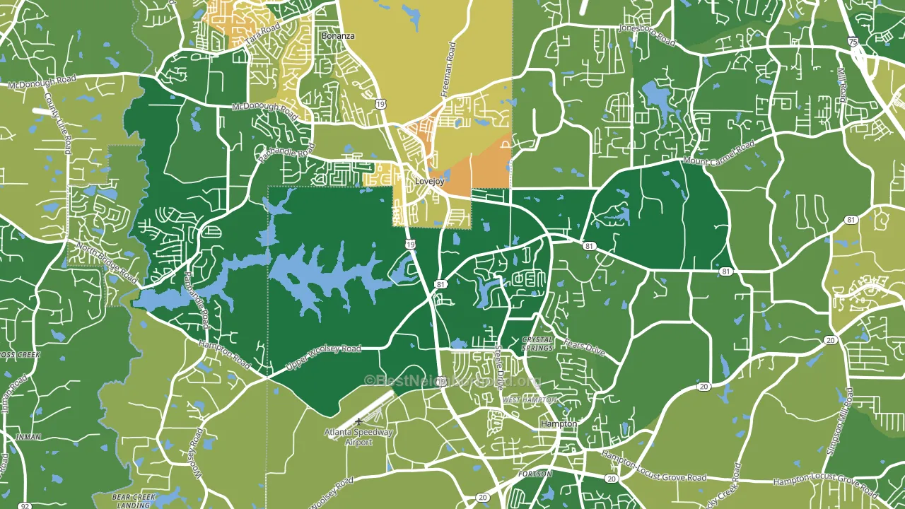 30228, GA block-group voter-turnout map