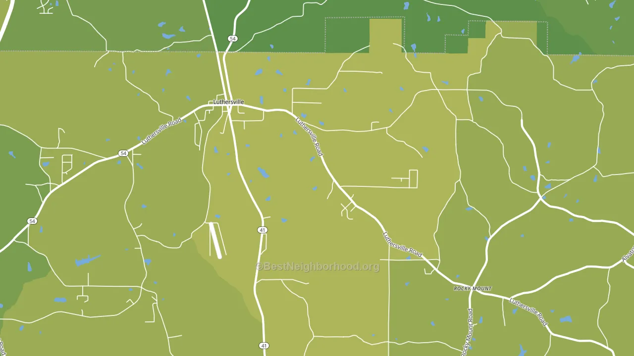 30251, GA block-group voter-turnout map