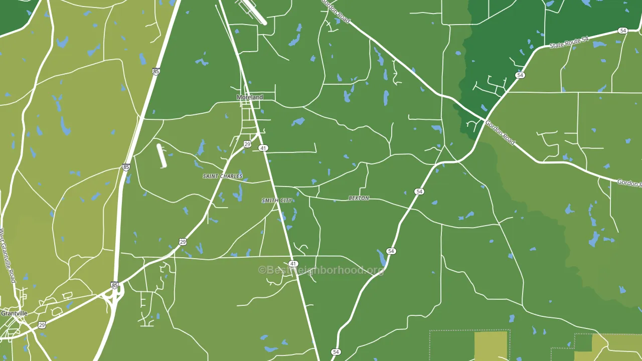 30259, GA block-group voter-turnout map