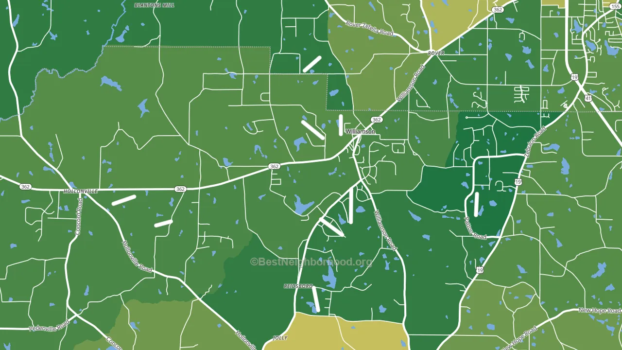 30292, GA block-group voter-turnout map