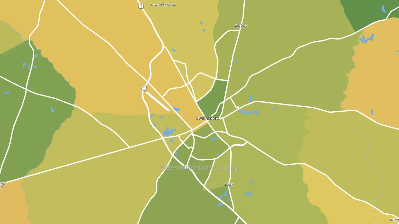 30401, GA block-group voter-turnout map