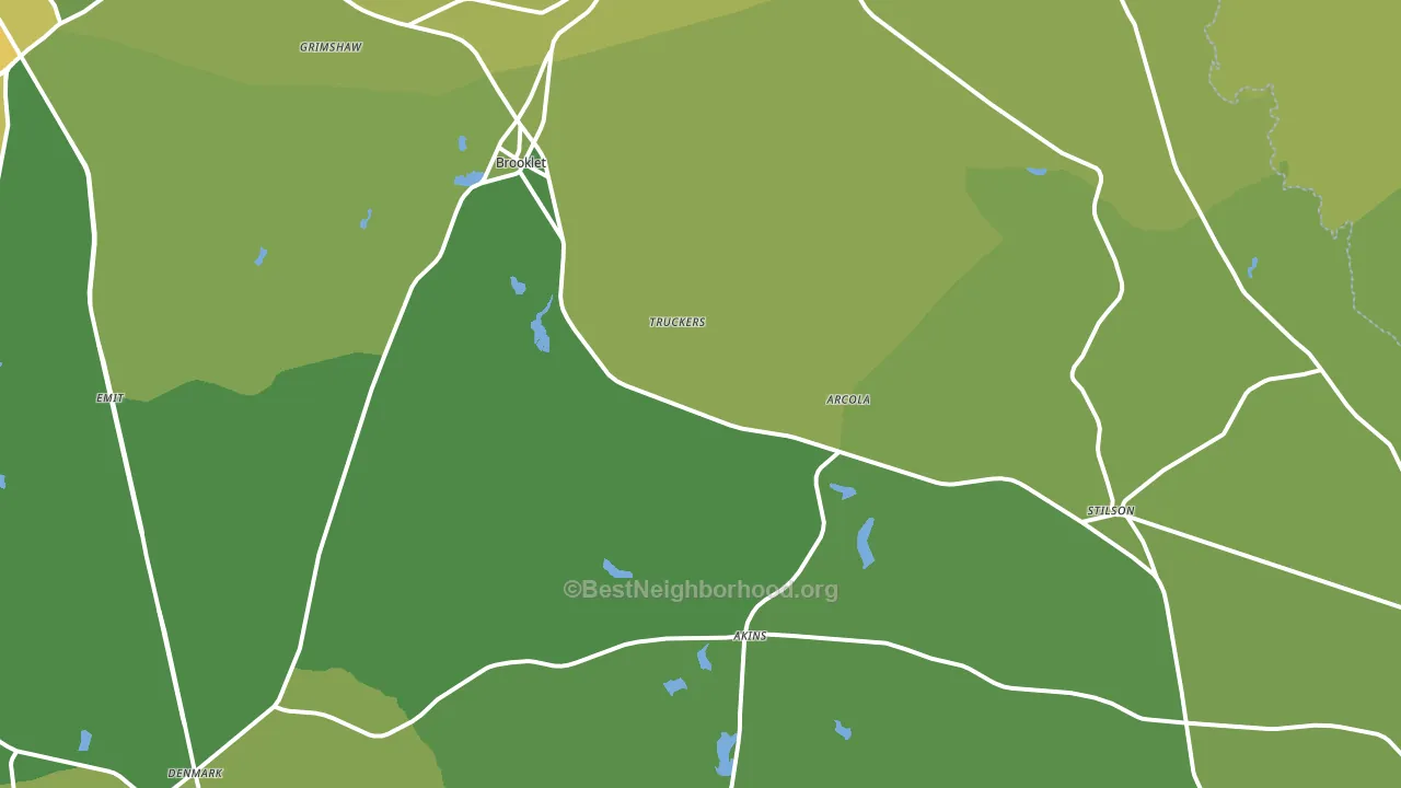 30415, GA block-group voter-turnout map