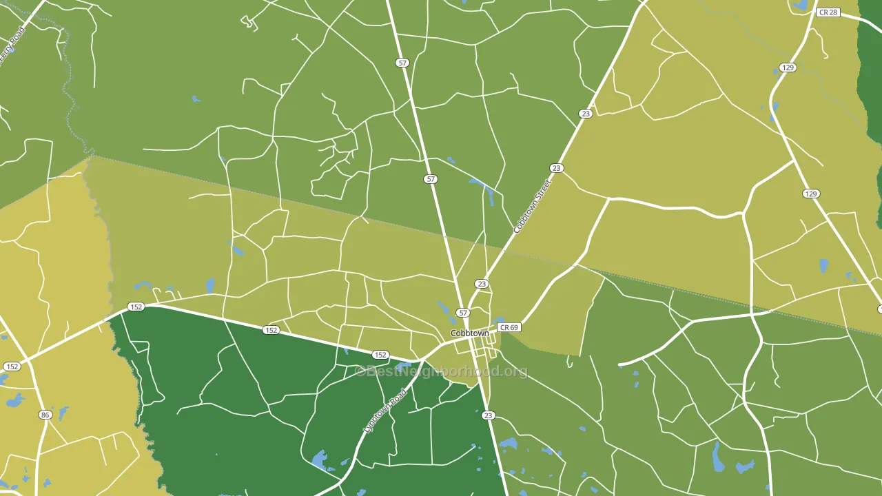 30420, GA block-group voter-turnout map
